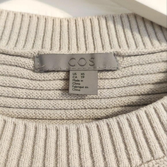 COS Chunky Ribbed Cotton Sweater - Picture 2 of 4